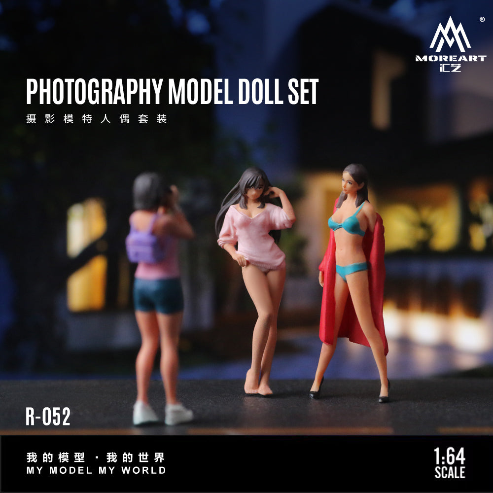 MoreArt 1:64 Photography Model Doll Set MO223052 (Preorder)