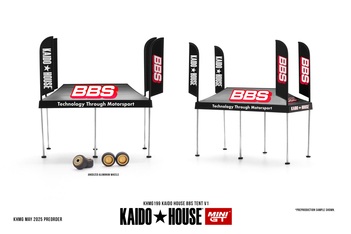 Kaido House + MINIGT Kaido House BBS Tent V1 KHMG199-CH (Preorder)