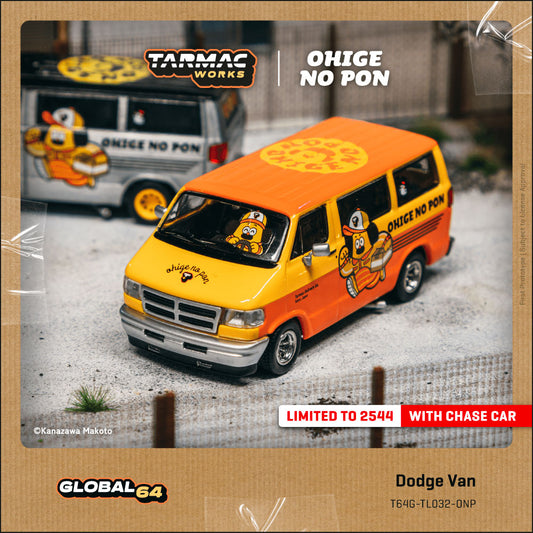 Tarmac Works 1:64 Dodge Van OHIGE no PON T64G-TL032-ONP