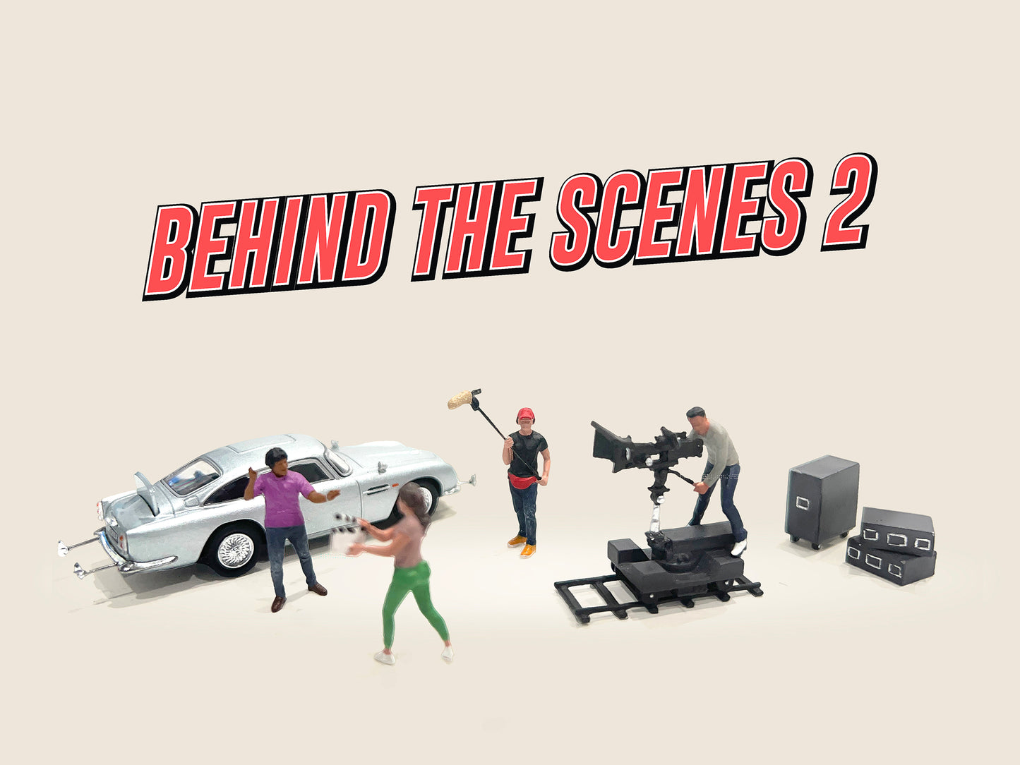 American Diorama 1:64 Figure set - Behind the Scenes 2 AD-2428 (Preorder)