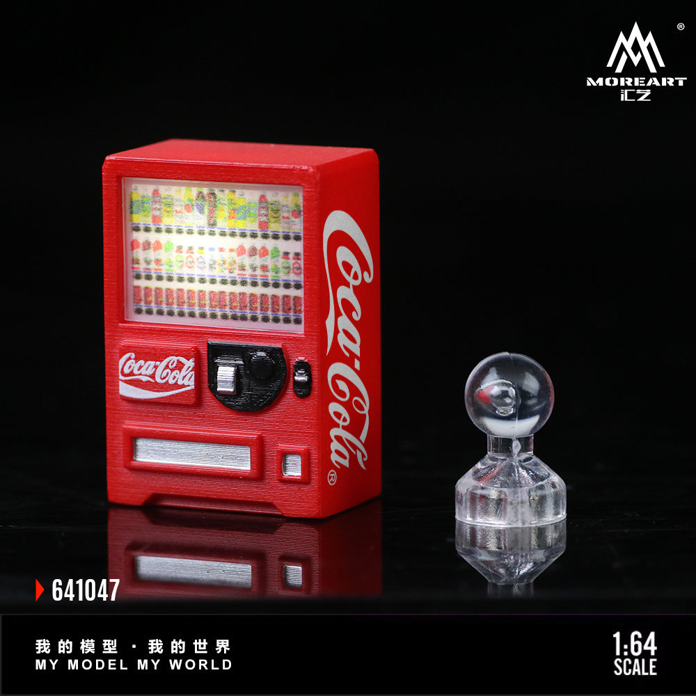 MoreArt 1:64 Model of Beverage Vending Machine Coca Cola MO641047 (Preorder)