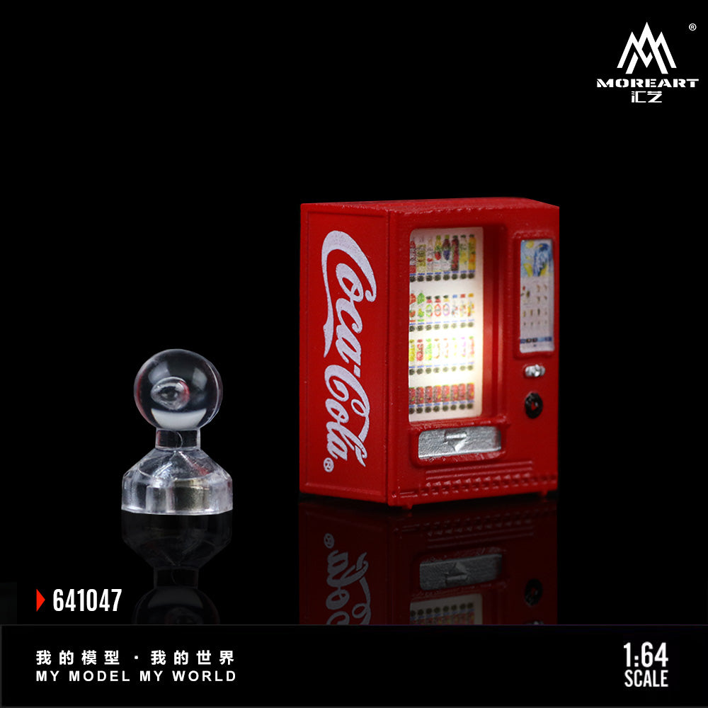 MoreArt 1:64 Model of Beverage Vending Machine Coca Cola MO641047 (Preorder)