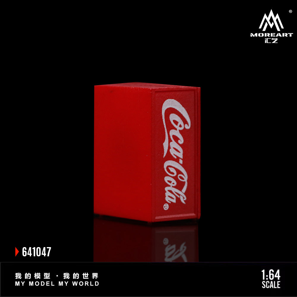(Preorder) MoreArt 1:64 Model of Beverage Vending Machine Coca Cola MO641047