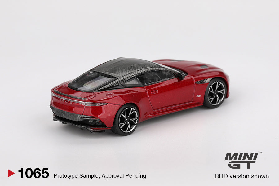 (Preorder) Mini GT 1:64 Aston Martin DBS – Hyper Red MGT01065-BL