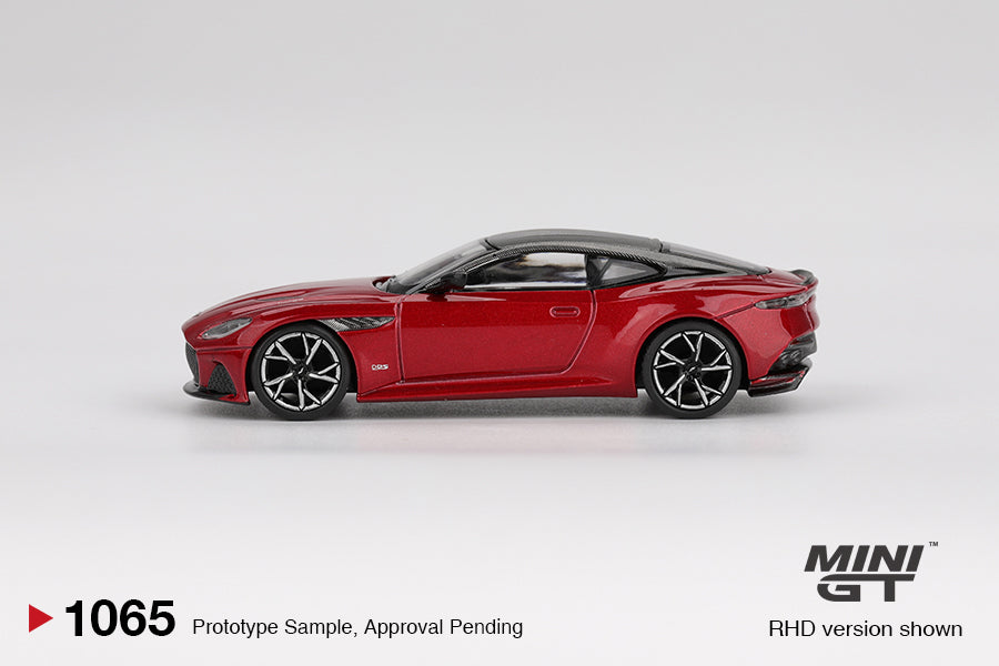 (Preorder) Mini GT 1:64 Aston Martin DBS – Hyper Red MGT01065-BL