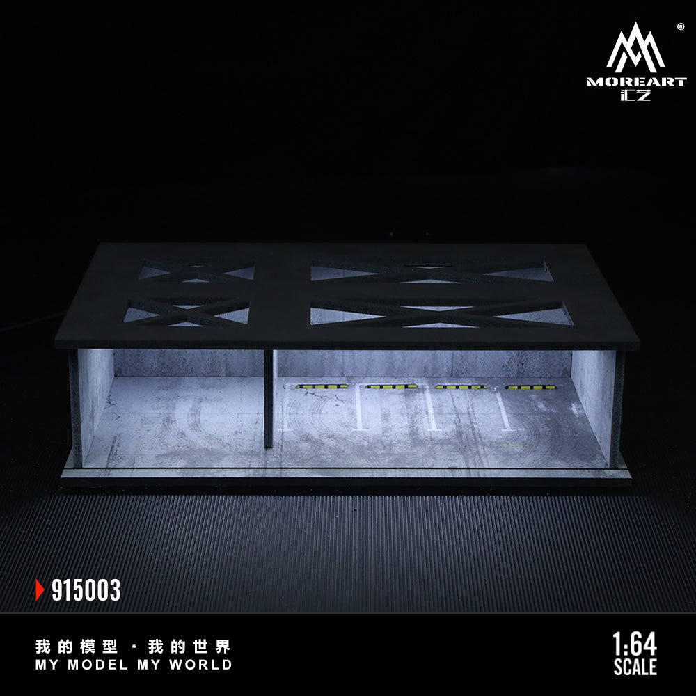 (Preorder) MoreArt 1:64 Undergroud Parking Garage Scene 03 MO915003