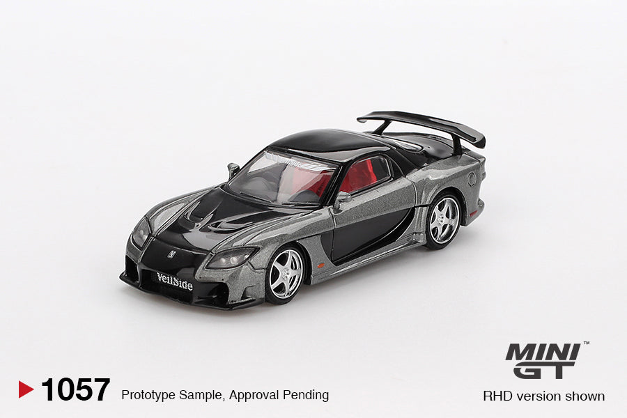 (Preorder) Mini GT 1:64 Mazda RX-7 VeilSide – Fortune Grey MGT01057-BL
