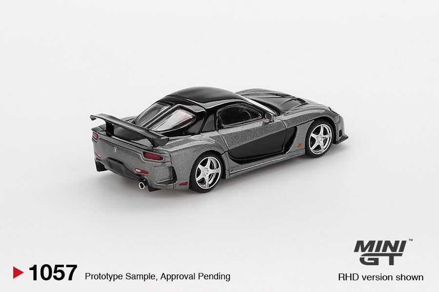 (Preorder) Mini GT 1:64 Mazda RX-7 VeilSide – Fortune Grey MGT01057-BL