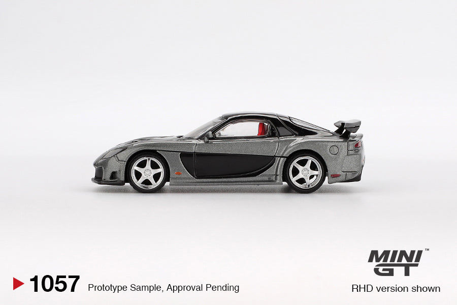 (Preorder) Mini GT 1:64 Mazda RX-7 VeilSide – Fortune Grey MGT01057-BL