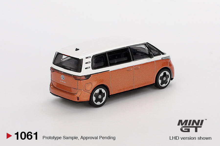 (Preorder) Mini GT 1:64 Volkswagen ID.Buzz – Candy White / Energetic Orange MGT01061-BL