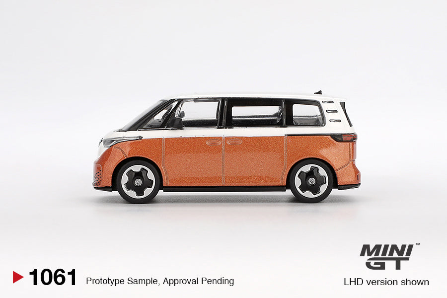 (Preorder) Mini GT 1:64 Volkswagen ID.Buzz – Candy White / Energetic Orange MGT01061-BL