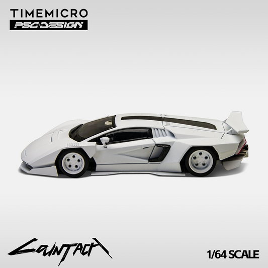 Time Micro × PSC DESIGN 1:64  Countach“V” Ver. Mechanic PSC Diecast Model TM647702