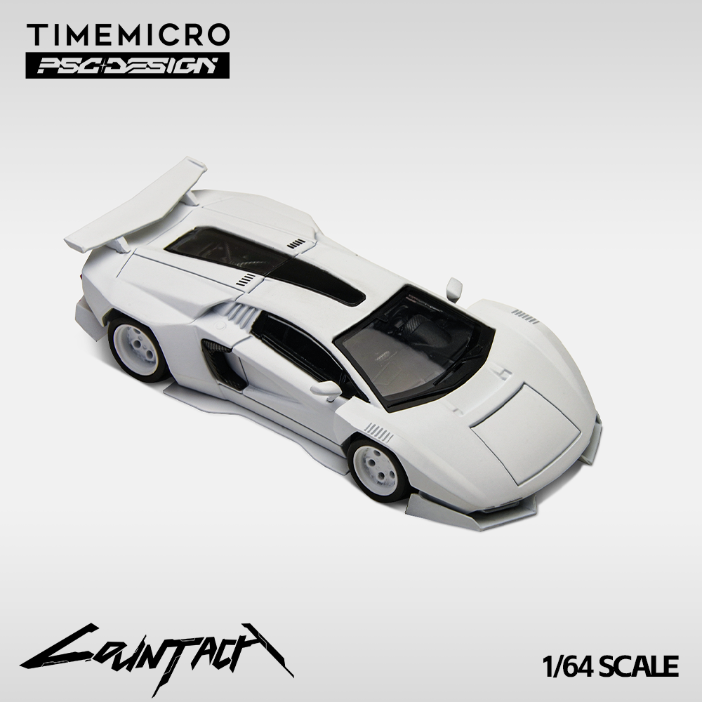 (Preorder) Time Micro × PSC DESIGN 1:64 Countach“V” Ver. Mechanic PSC Diecast Model TM647702