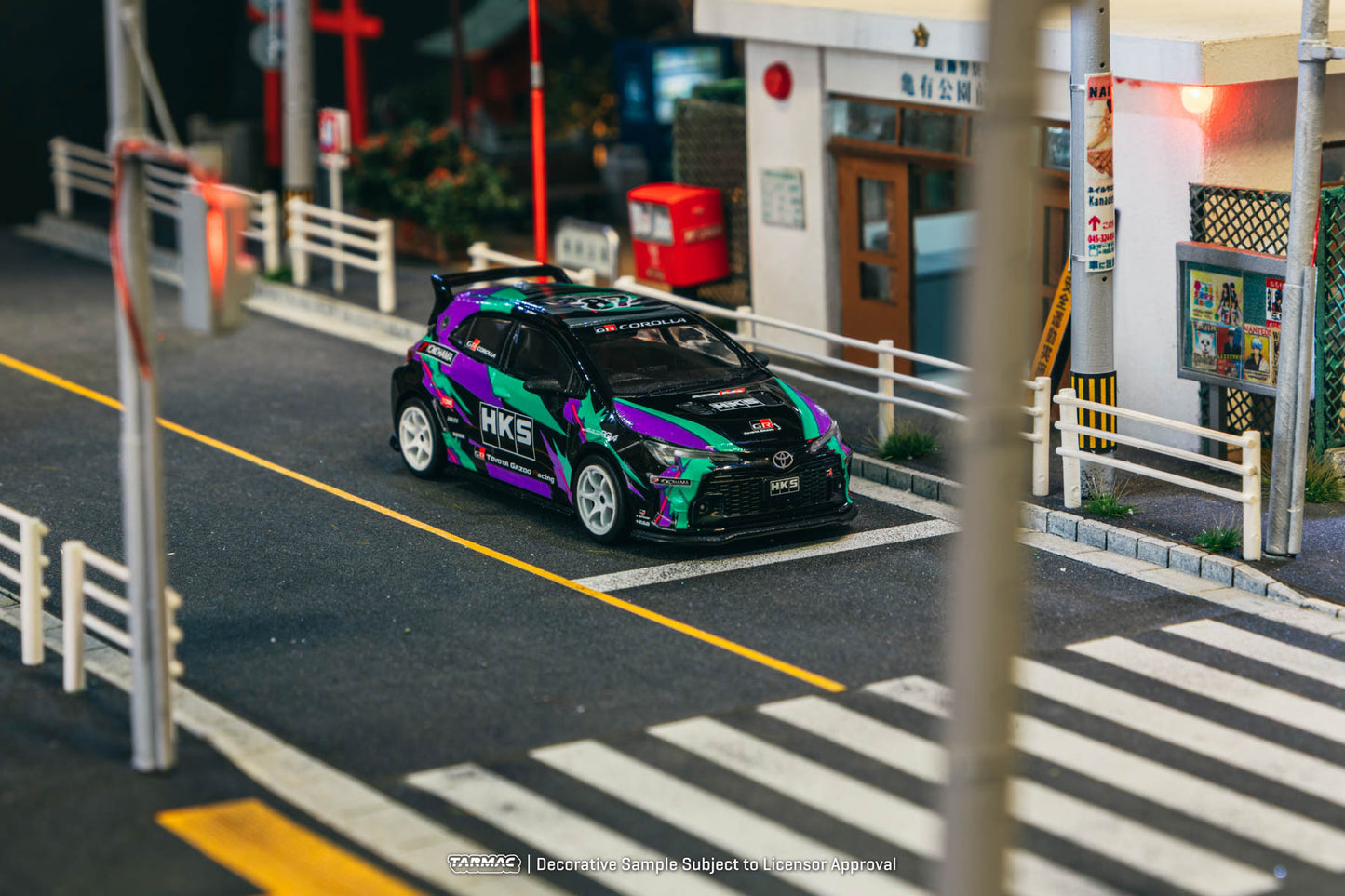(Preorder) Tarmac Works 1:64 HKS Toyota GR Corolla T64G-066-HKS