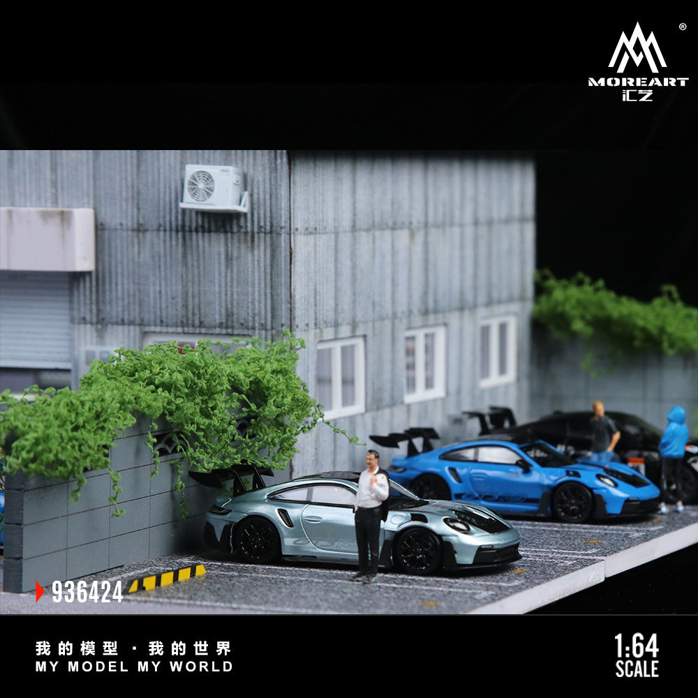 MoreArt 1:64 Factory Building C Diorama MO936424