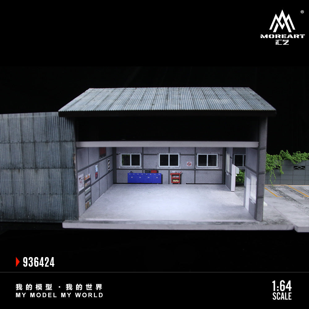 MoreArt 1:64 Factory Building C Diorama MO936424