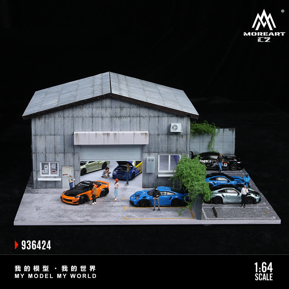 MoreArt 1:64 Factory Building C Diorama MO936424