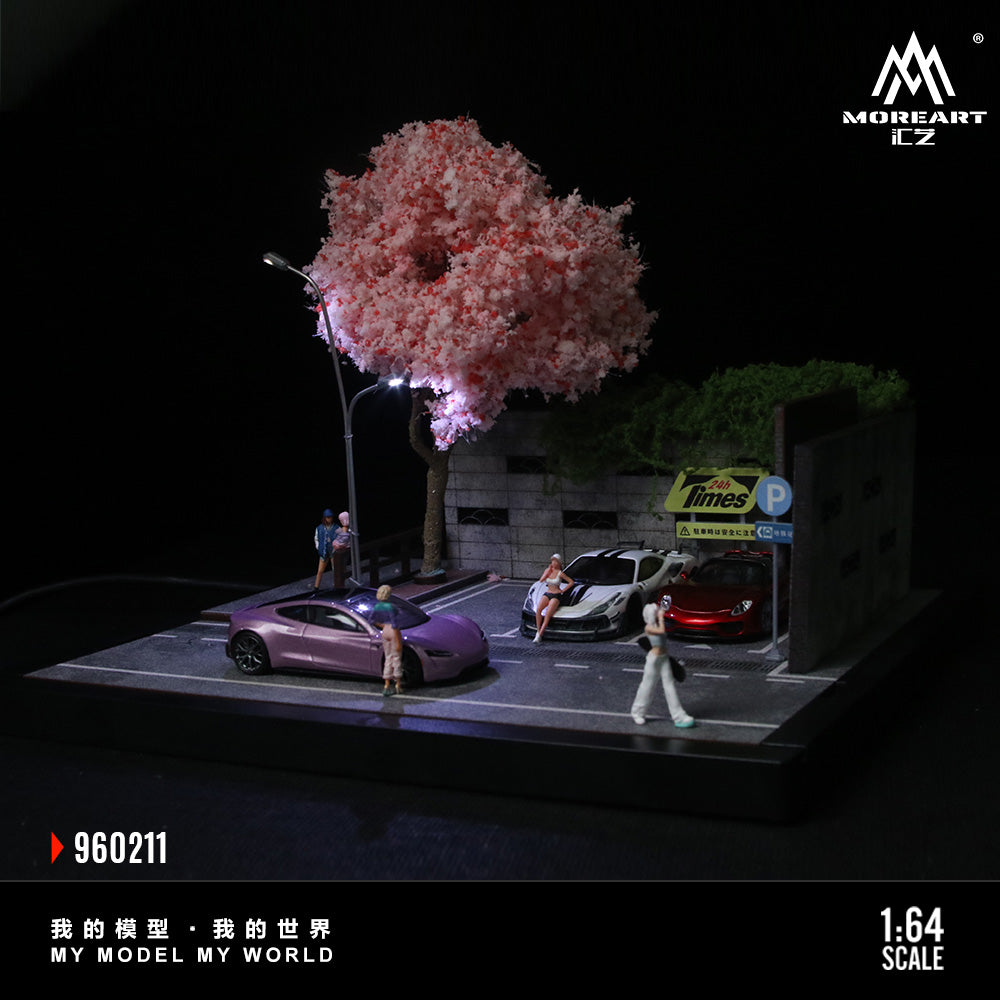 (Preorder) MoreArt 1:64 Street Scene Assembly Series 11 Diorama MO960211