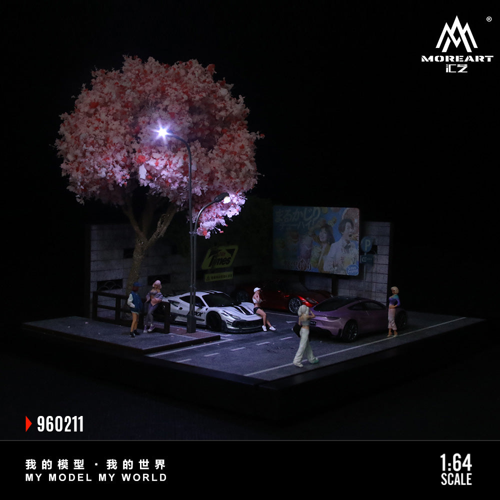 (Preorder) MoreArt 1:64 Street Scene Assembly Series 11 Diorama MO960211