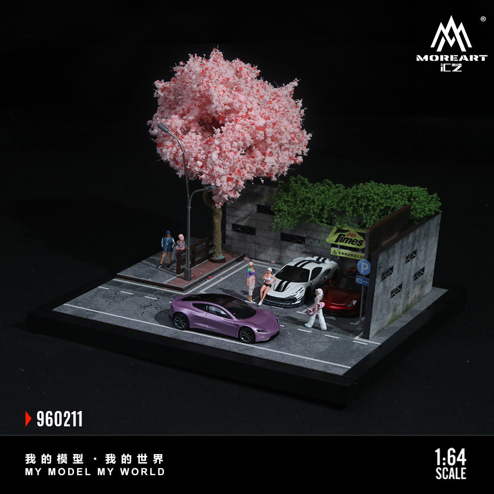 (Preorder) MoreArt 1:64 Street Scene Assembly Series 11 Diorama MO960211