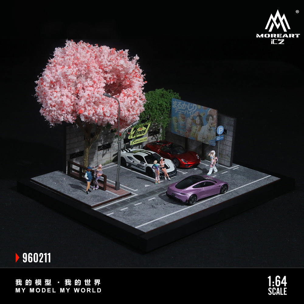 (Preorder) MoreArt 1:64 Street Scene Assembly Series 11 Diorama MO960211