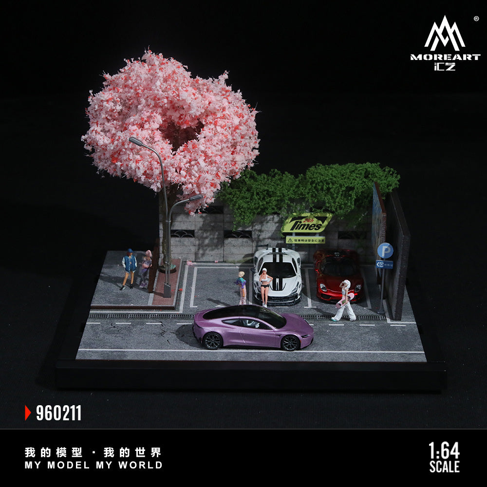 (Preorder) MoreArt 1:64 Street Scene Assembly Series 11 Diorama MO960211
