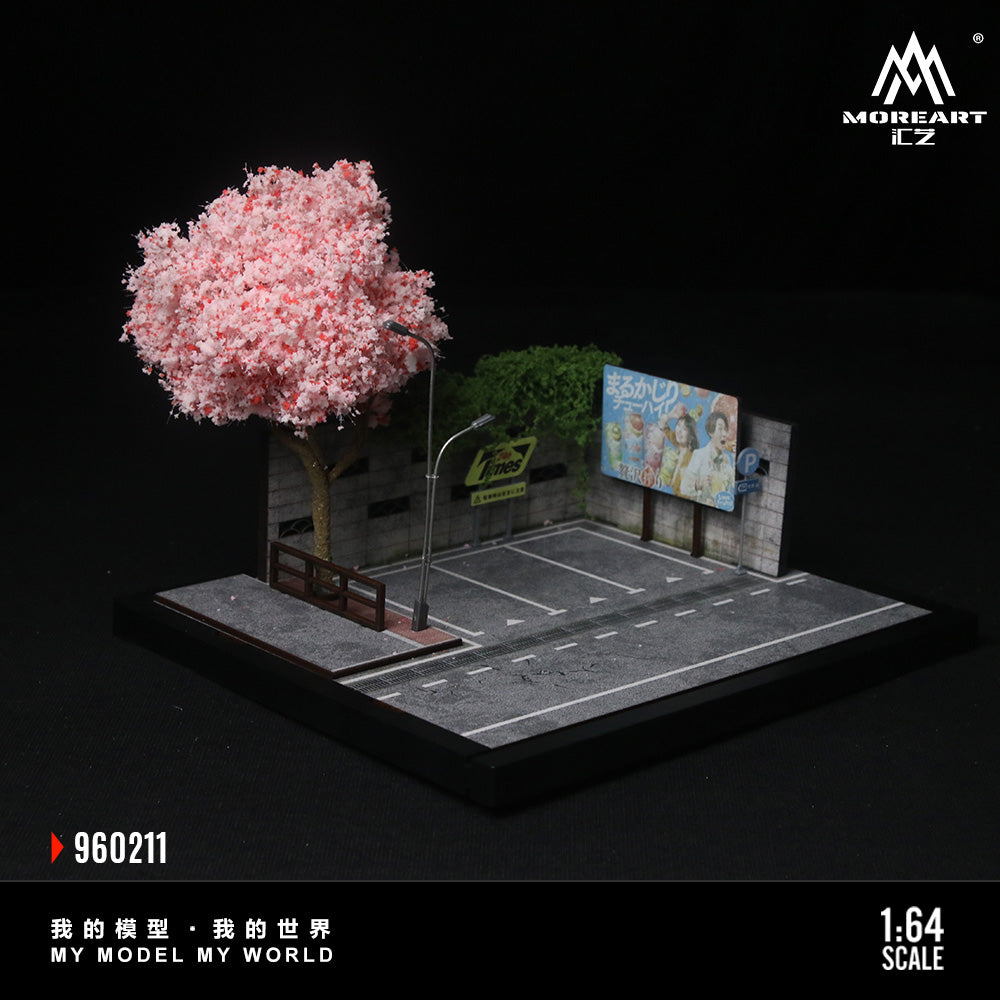 (Preorder) MoreArt 1:64 Street Scene Assembly Series 11 Diorama MO960211