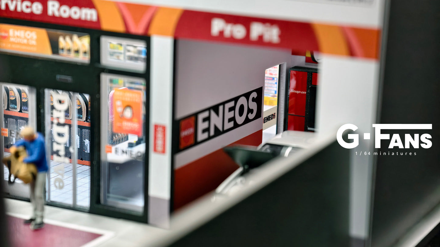 (Preorder) G-Fans 1:64 ENEOS Gas Station Diorama 710038