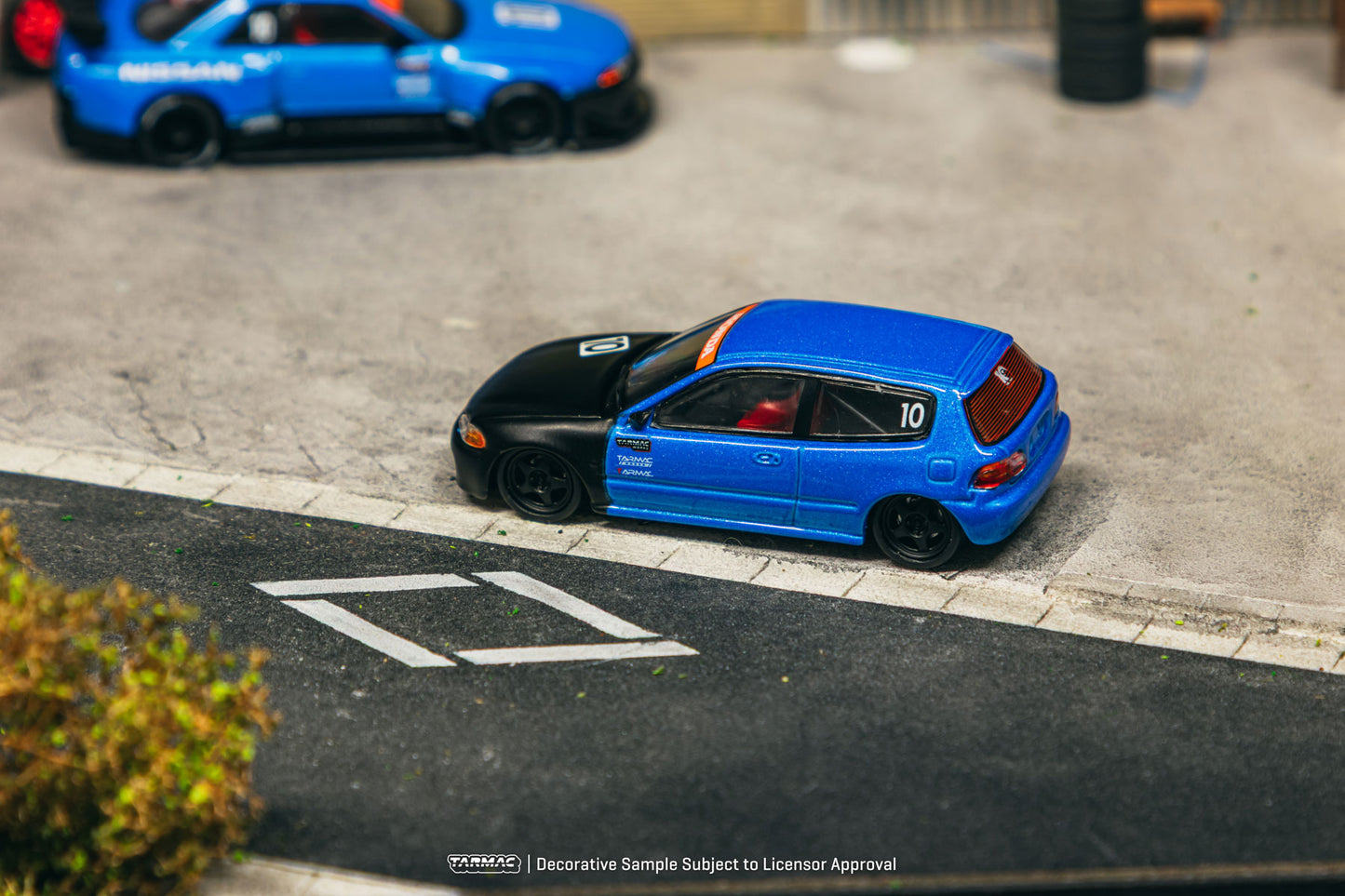 (Preorder) Tarmac Works 1:64 Honda Civic EG6 Tarmac Works 10th Anniversary T64-TL001-10TH