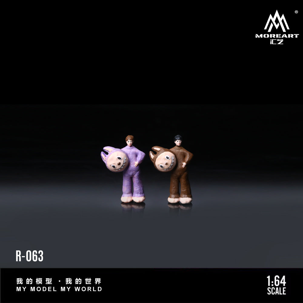 MoreArt 1:64 Off Duty Doll Set MO223063