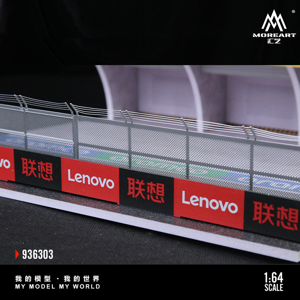 (Preorder) MoreArt 1:64 Porsche Cerrera Cup Asia THREE-DIMENSIONAL CUBE SENCE Diorama MO936303