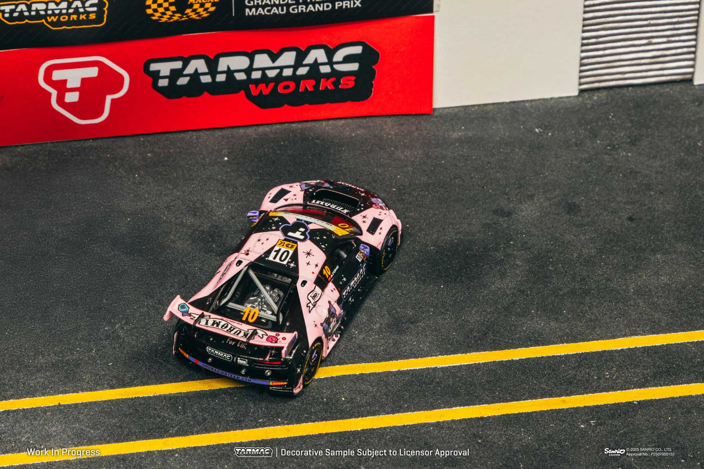 (Preorder) Tarmac Works 1:64 Audi R8 LMS GT3 evo II Macau GT Cup - FIA GT World Cup T64-043-24MGP10