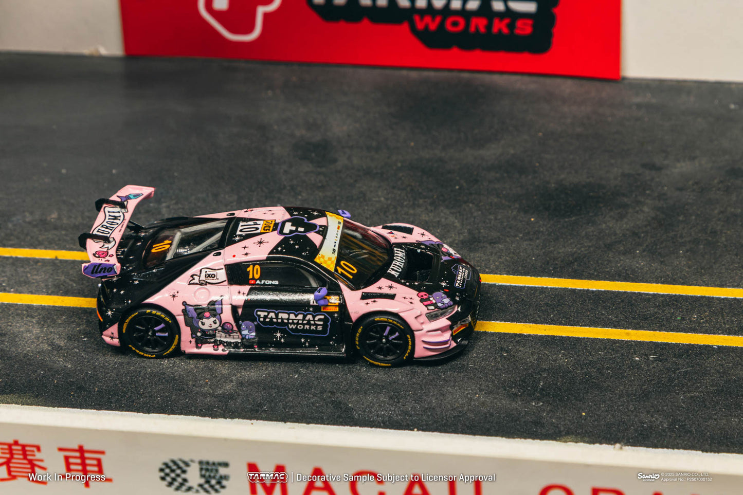 (Preorder) Tarmac Works 1:64 Audi R8 LMS GT3 evo II Macau GT Cup - FIA GT World Cup T64-043-24MGP10
