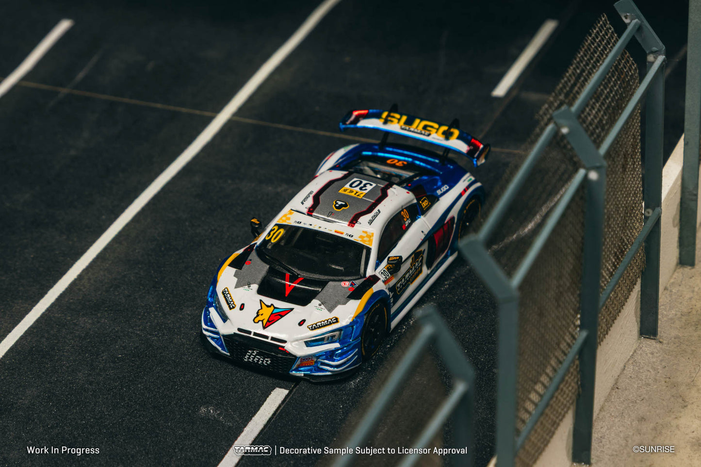 (Preorder) Tarmac Works 1:64 Audi R8 LMS GT3 evo II Macau GT Cup - FIA GT World Cup T64-043-24MGP30