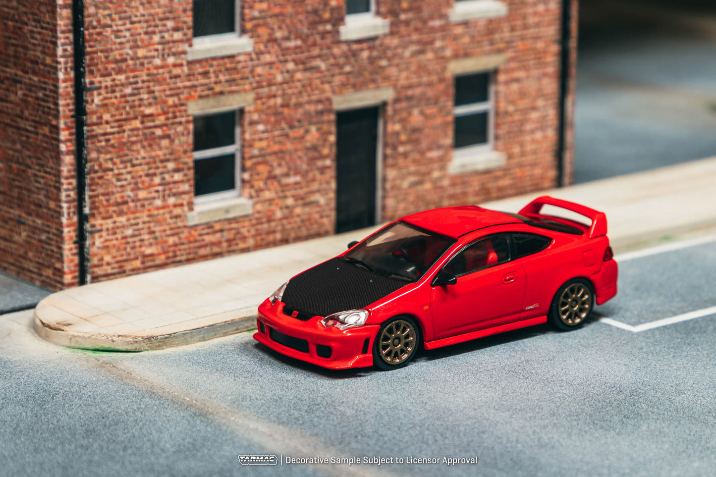 (Preorder) Tarmac Works 1:64 Honda Integra TYPE R DC5 Custom Red - licensed by Honda T64R-TL022-RE