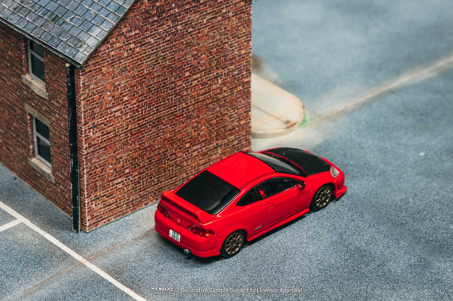 (Preorder) Tarmac Works 1:64 Honda Integra TYPE R DC5 Custom Red - licensed by Honda T64R-TL022-RE