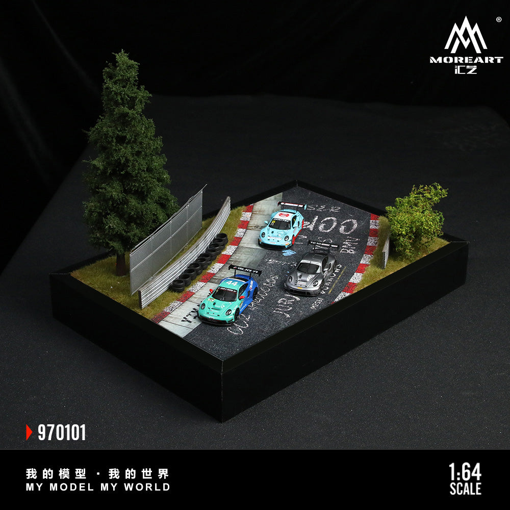 (Preorder) MoreArt 1:64 Nürburgring Track 01 Model Diorama MO970101