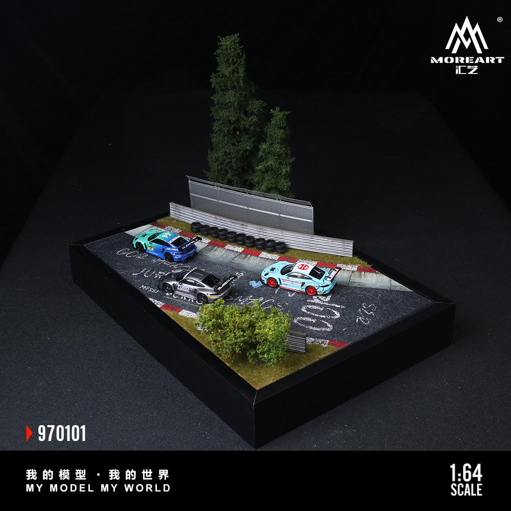 (Preorder) MoreArt 1:64 Nürburgring Track 01 Model Diorama MO970101