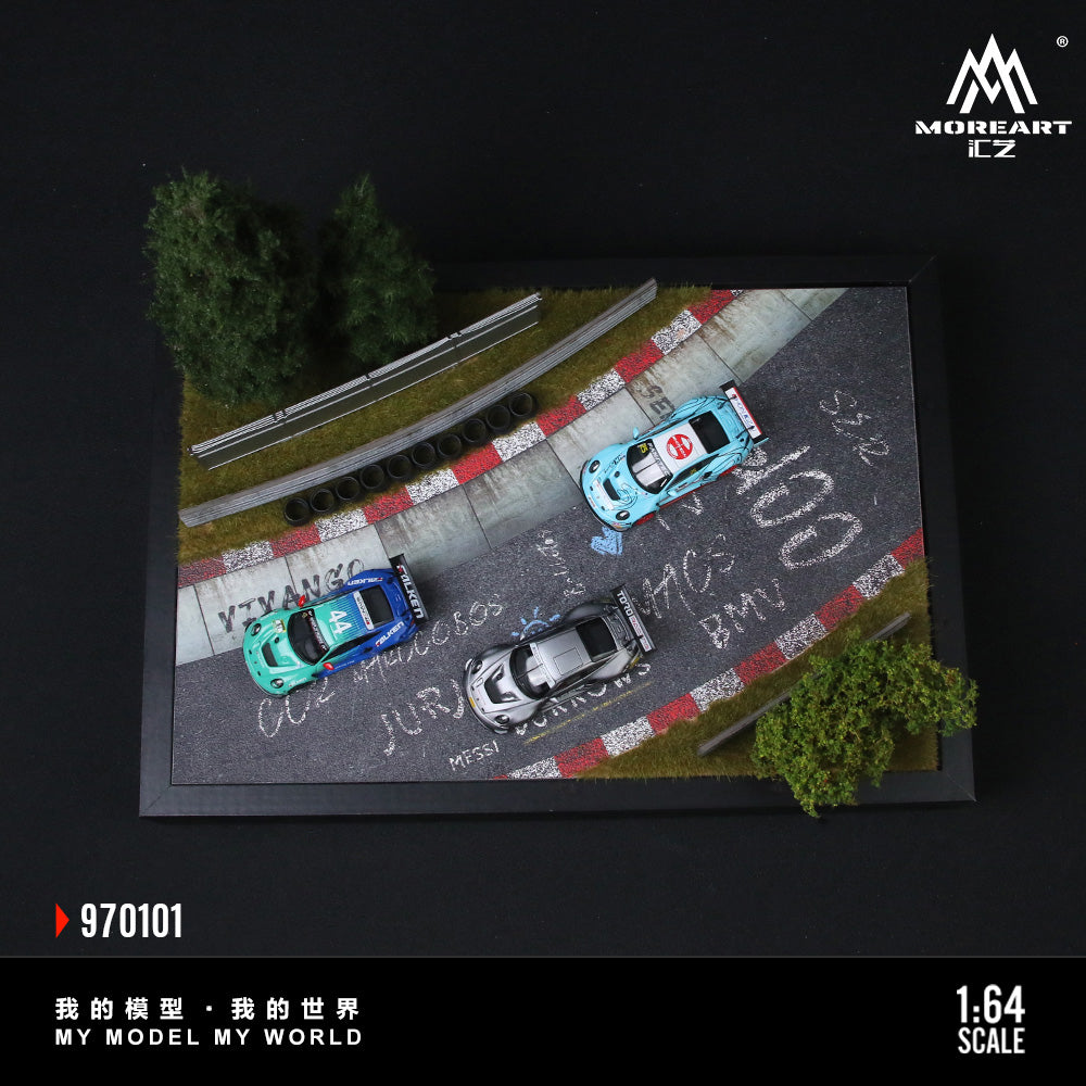 (Preorder) MoreArt 1:64 Nürburgring Track 01 Model Diorama MO970101
