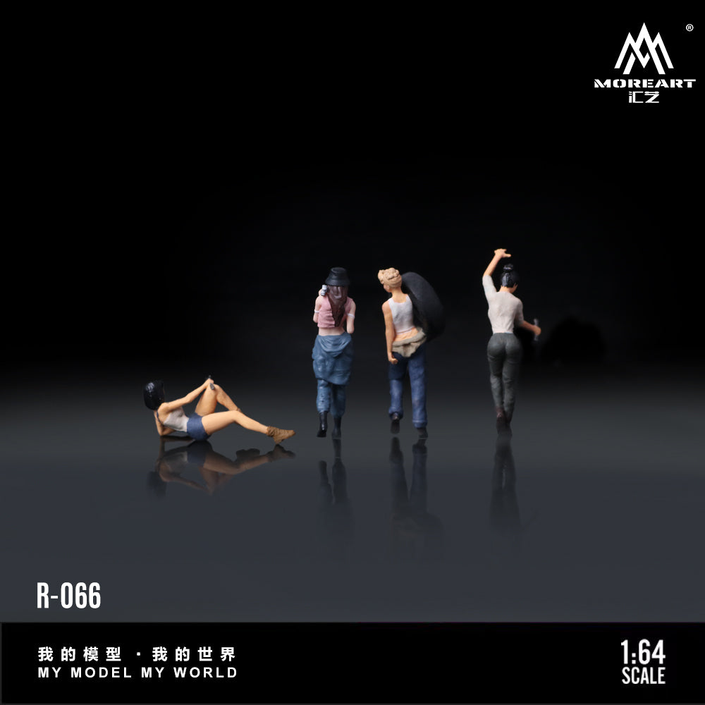 (Preorder) MoreArt 1:64 Happy Female Worker Doll Set MO223066