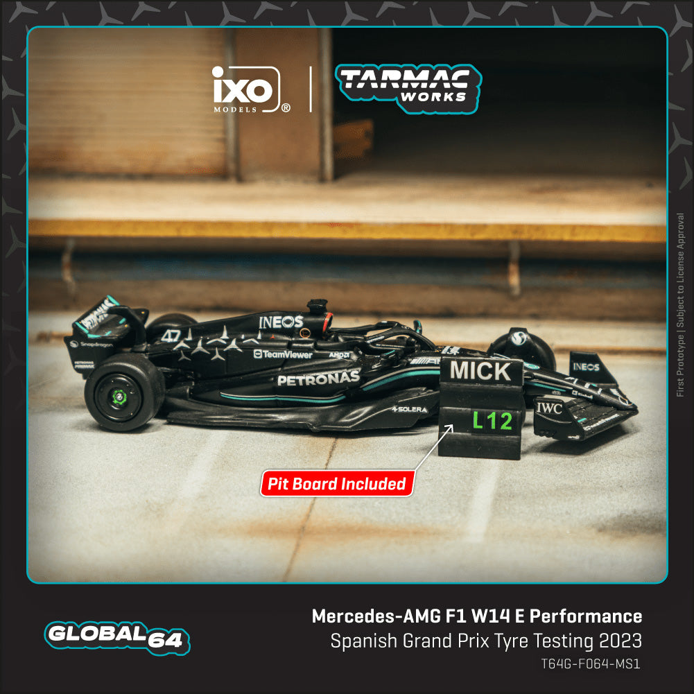 (Preorder) Tarmac Works 1:64 Mercedes-AMG F1 W14 E Performance Spanish Grand Prix T64G-F064-MS1