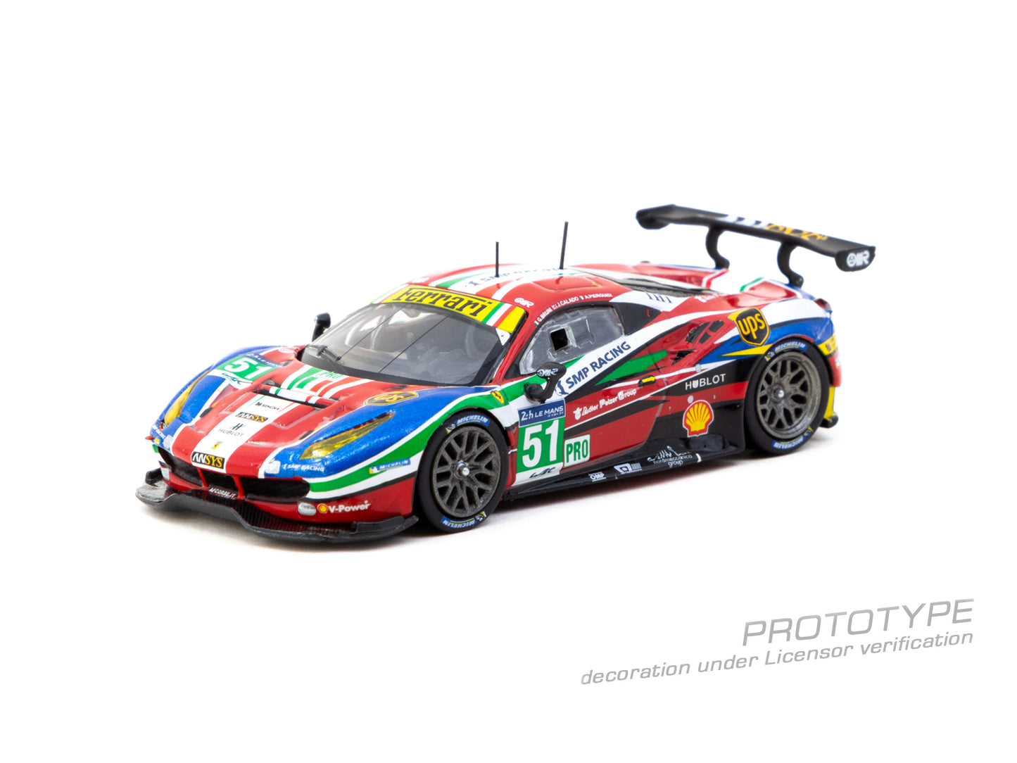 (Preorder) Tarmac Works 1:64 Ferrari 488 GTE 24h of Le Mans 2016 T64-071-16WEC51
