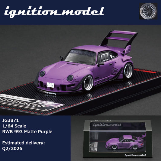 (Preorder) Ignition Model 1:64 RWB 993 Matte Purple IG3871