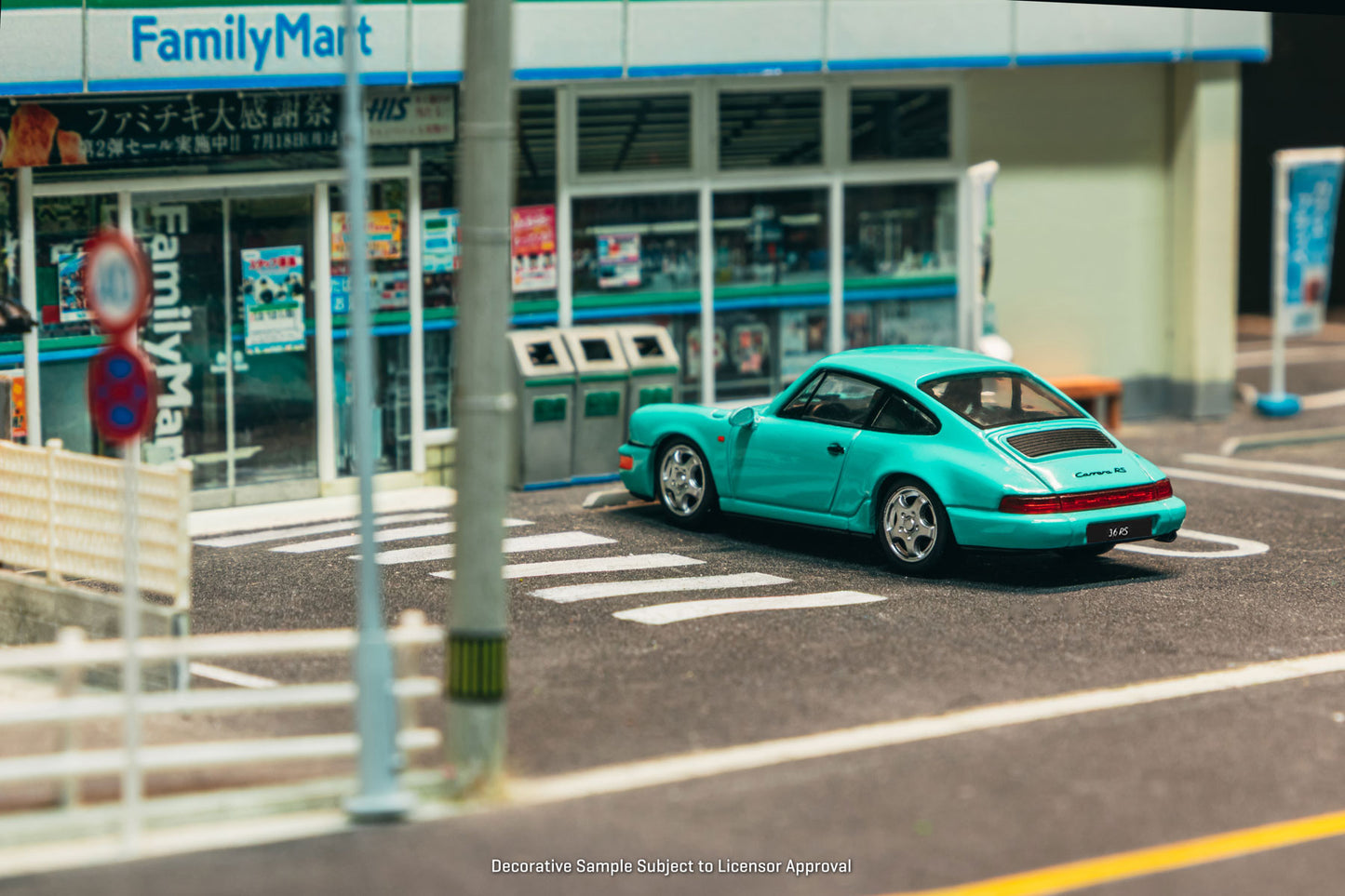 (Preorder) Tarmac Works 1:64 Porsche 911 Carrera RS (964) Mint Green T64S-017-MG