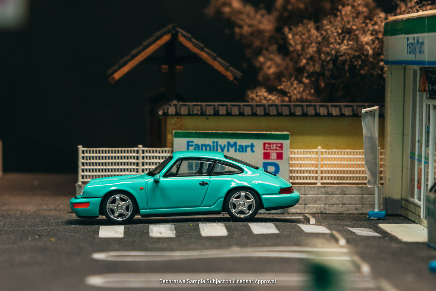 (Preorder) Tarmac Works 1:64 Porsche 911 Carrera RS (964) Mint Green T64S-017-MG