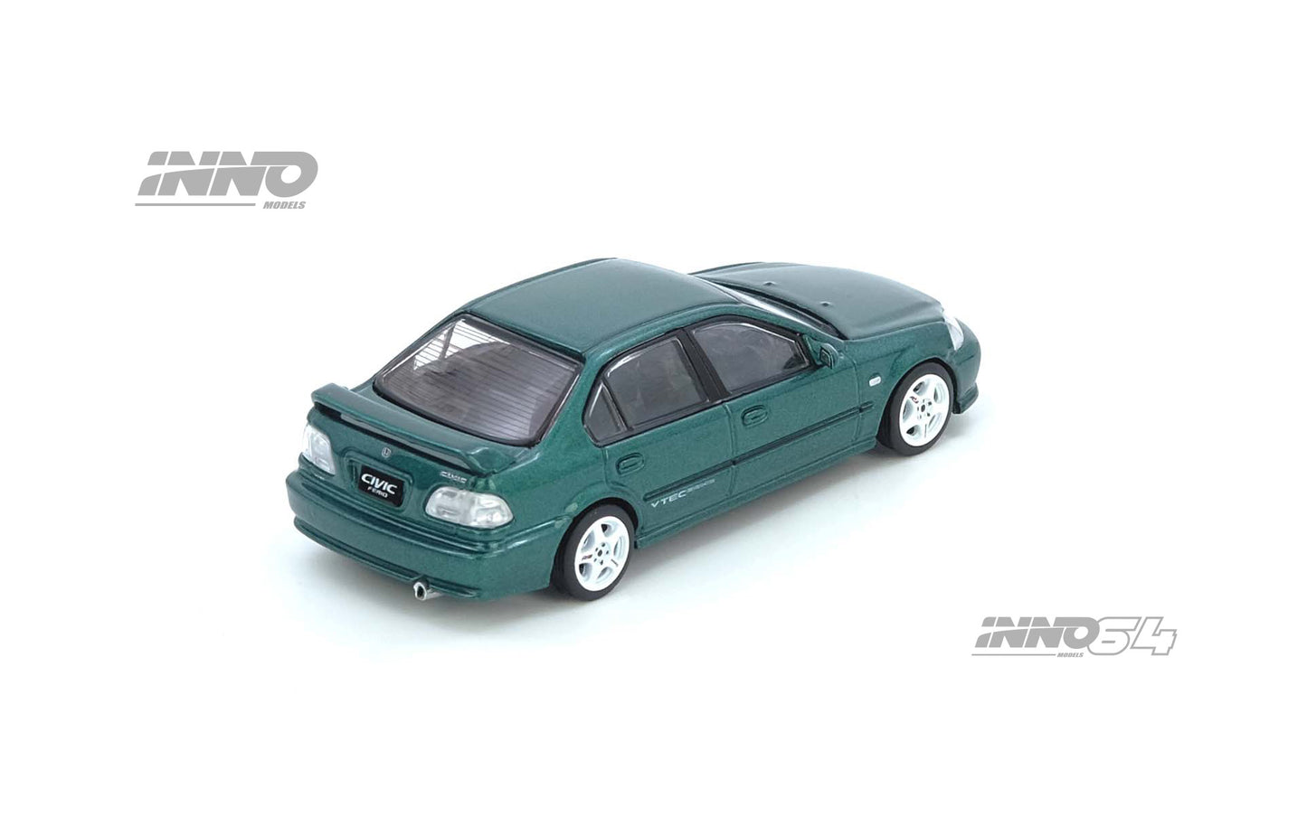 (Preorder) Inno64 1:64 HONDA CIVIC Ferio Si (EK) Green IN64-EKS-GREEN