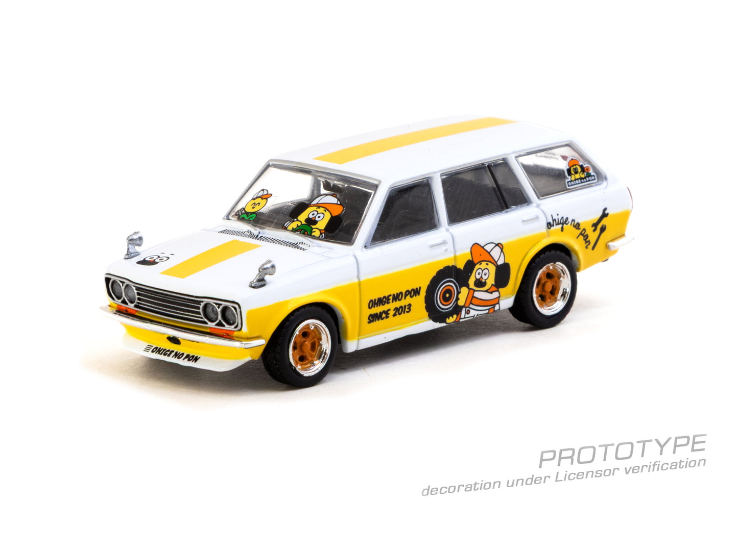 (Preorder) Tarmac Works 1:64 Datsun Bluebird 510 Wagon OHIGE no PON T64G-026-ONP