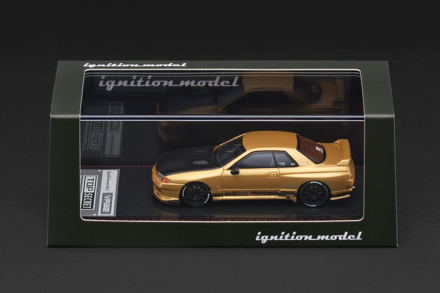(Preorder) Ignition Model 1:64 TOP SECRET GT-R (VR32) Gold IG3846