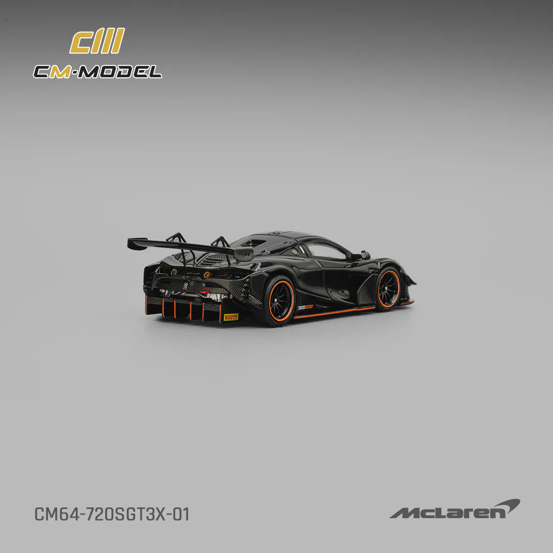 CM Model 1:64 McLaren 720SGT3X BLACK CM64-720SGT3X-01 (Preorder)
