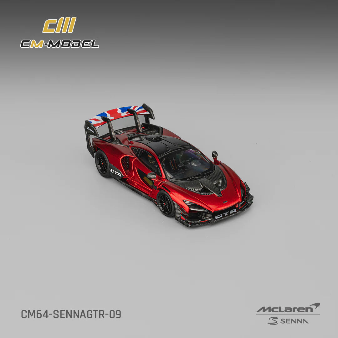 CM Model 1:64 McLaren Senna GTR Metallic Red CM64-SENNAGTR-09 (Preorder)